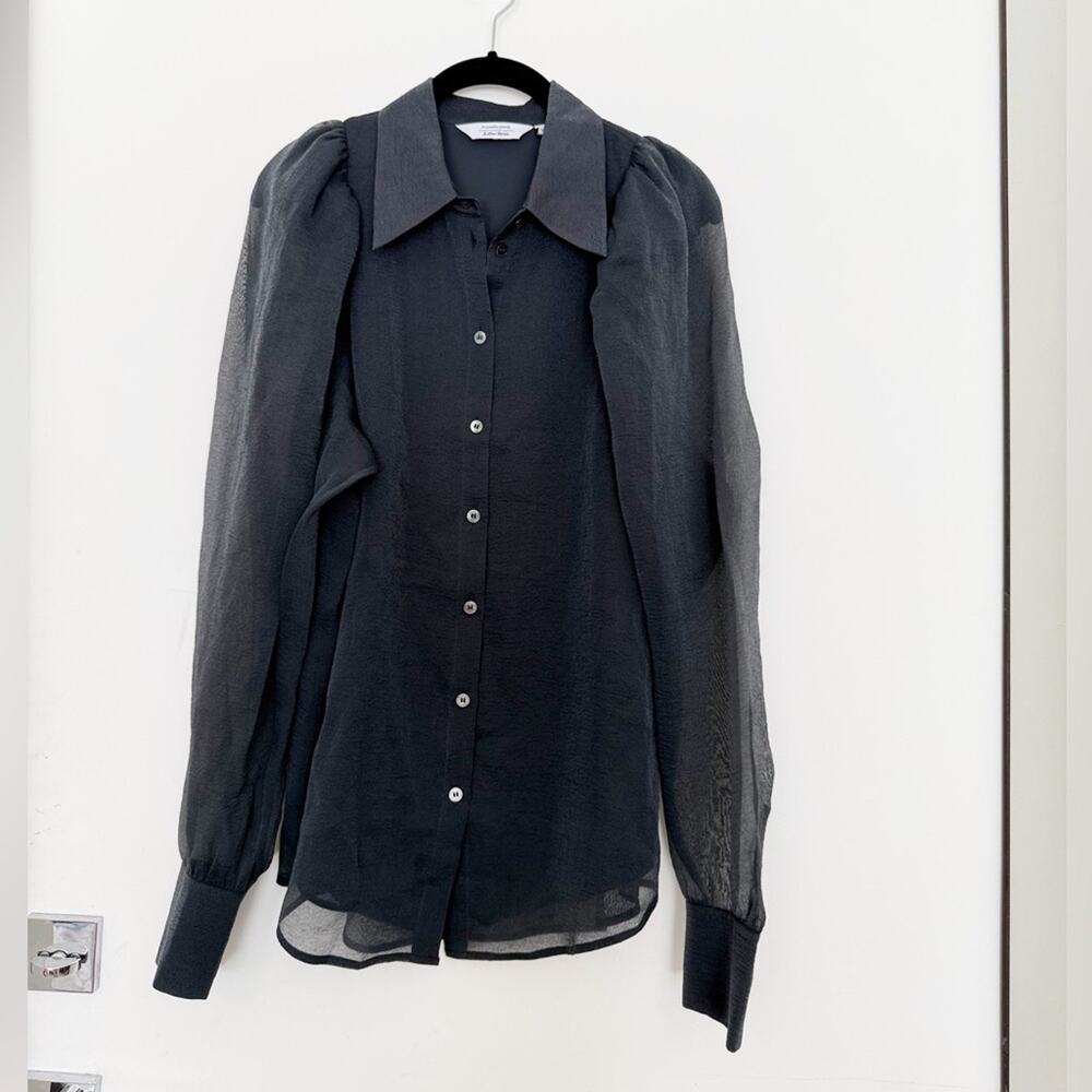 & Other Stories Button Down Chiffon Blouse